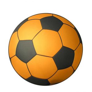 Soccer Metal Sticker Decal